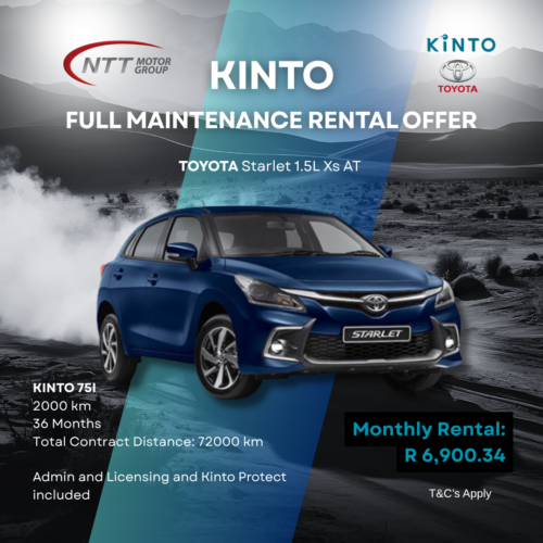 KINTO FULL MAINTENANCE RENTAL OFFER image from NTT Toyota