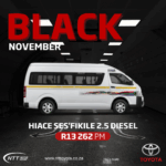 HIACE SES’ FIKILE 2.5 DIESEL Special Offer