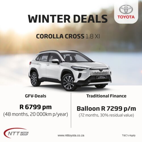 Toyota Corolla Cross 1.8 Xi special offer from NTT Toyota