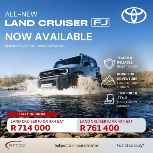 Toyota Land Cruiser FJ special offer from NTT Toyota