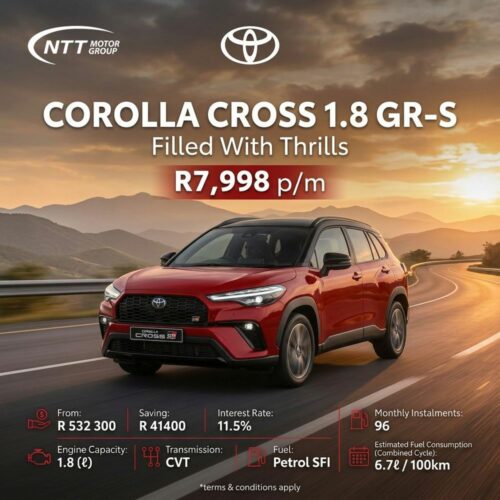 Toyota Corolla Cross 1.8 GR-S special offer from NTT Toyota