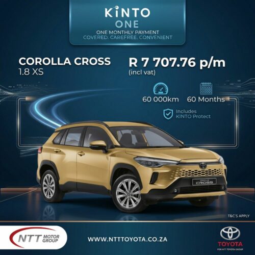 Toyota Corolla Cross 1.8 XS special offer from NTT Toyota