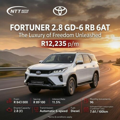 Toyota Fortuner 2.8 GD-6 RB 6AT special offer from NTT Toyota