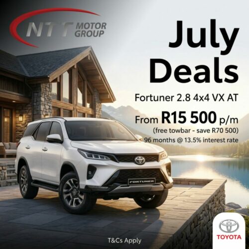 Toyota Fortuner 2.8 4×4 VX AT special offer from NTT Toyota