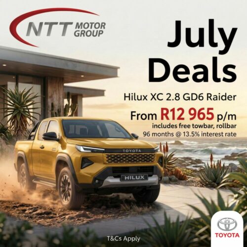 Toyota Hilux XC 2.8 GD6 Raider special offer from NTT Toyota