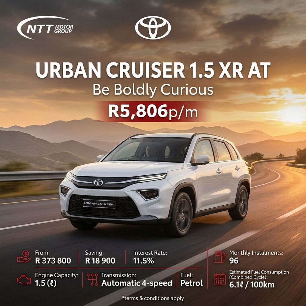 Toyota Urban Cruiser 1.5 XR AT Special Offer