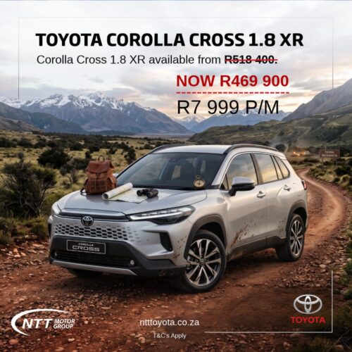 Toyota Corolla Cross 1.8 XR special offer from NTT Toyota